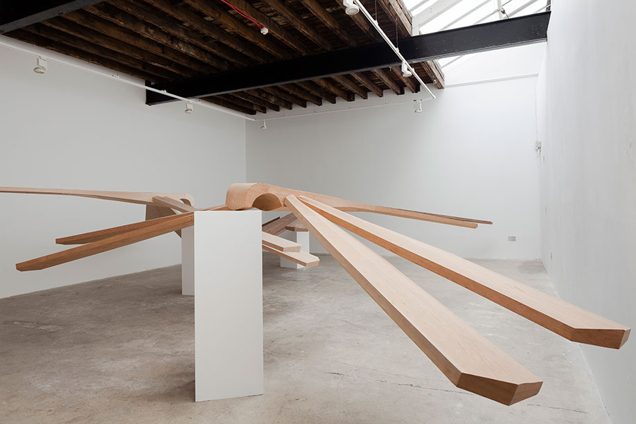 <b>Title: </b>House of Nguyen, installation view<br /><b>Year: </b>2012<br /><b>Medium: </b>Walnut, cherry, white ash veneers<br /><b>Size: </b>Dimensions variable, Photo courtesy of the artist and Limoncello Gallery