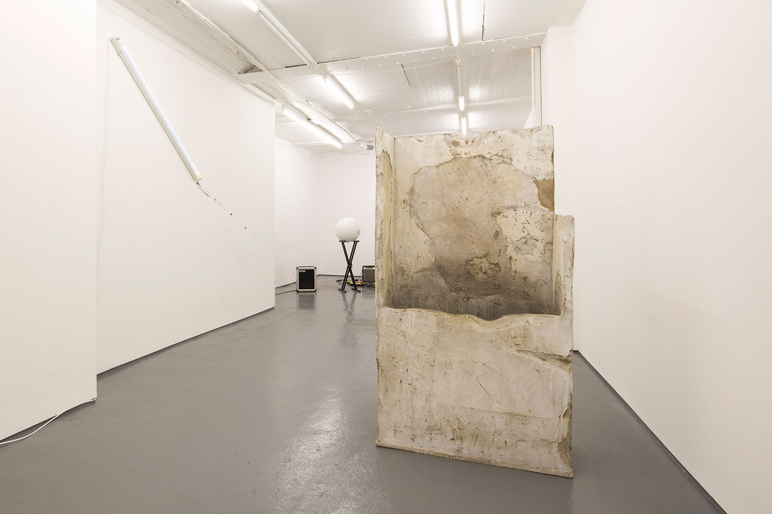 <b>Title: </b>Concrete Container, by Ana Genovés<br /><b>Year: </b>2015<br /><b>Medium: </b>Polystyrene and cement<br /><b>Size: </b>92 x 170 x 37 cm
