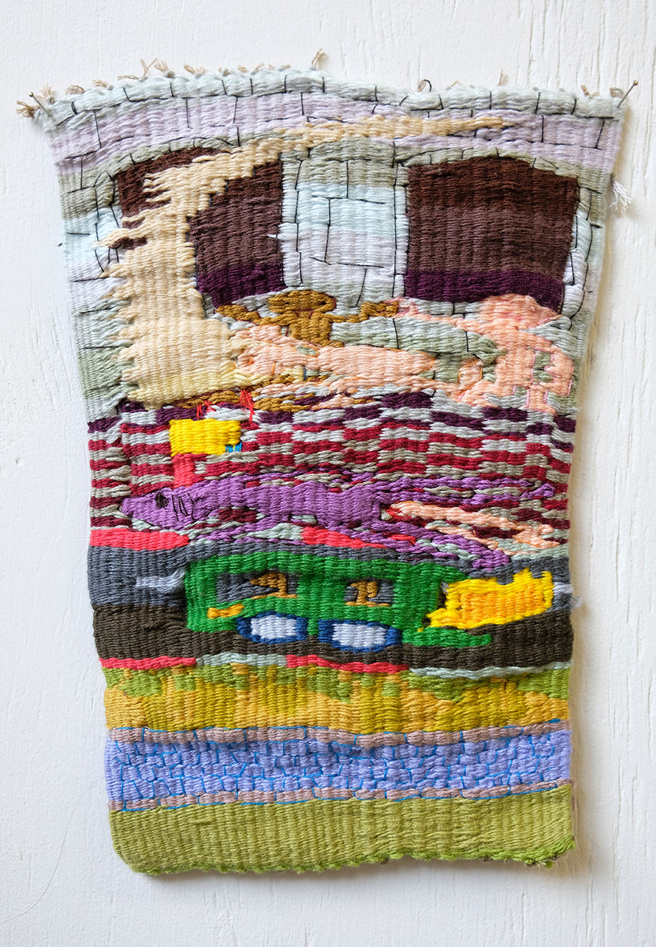 <b>Title: </b>Shir Cohen<br>All of the Penis in August<br /><b>Year: </b>2020<br /><b>Medium: </b>Cotton weave<br /><b>Size: </b>26 x 20cm (approx)